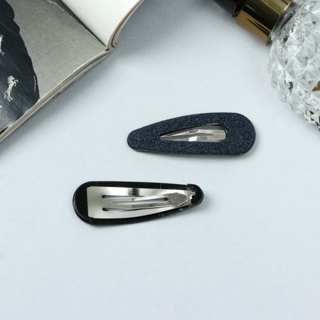 Invisibility for hair "Adeli" (set 2 pcs) shine classic, 5 cm, black-2