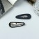 Invisibility for hair "Adeli" (set 2 pcs) shine classic, 5 cm, black
