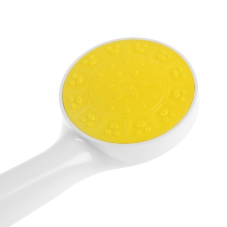 Showing watering can Zein Z0206, 1 mode, plastic, white color with a yellow insert-4