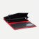 Women's wallet on magnet, red color