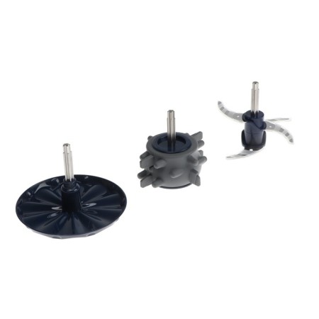 Deemma DEM-JR08, Metal, 250 watts, 1.2 l, 2 speeds, blue-silvery-5