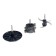 Deemma DEM-JR08, Metal, 250 watts, 1.2 l, 2 speeds, blue-silvery
