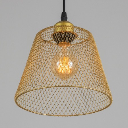 Lamp Bayerlux "Fish" E27 40W gold 20x20x16-116cm-2