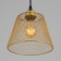 Lamp Bayerlux "Fish" E27 40W gold 20x20x16-116cm