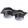 Lamp built -in Novotech. Lirio, 9W, GU10, 60x182x92 mm, black color