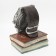 Table Figure Clock "Atlas", discrete move, dial d-7 cm, 17 x 21 cm, aa