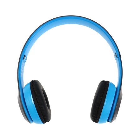Headphones Ergolux ELX-BTHP01-C06, wireless, invoices, microphone, 250mach, FM, blue-1