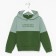Sweatshirt for a boy, the color is gray-green, height is 104 cm