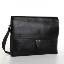 Male bag, black color