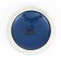 Ceramic bowl on a stand 450 ml 13 x 5 cm blue with white