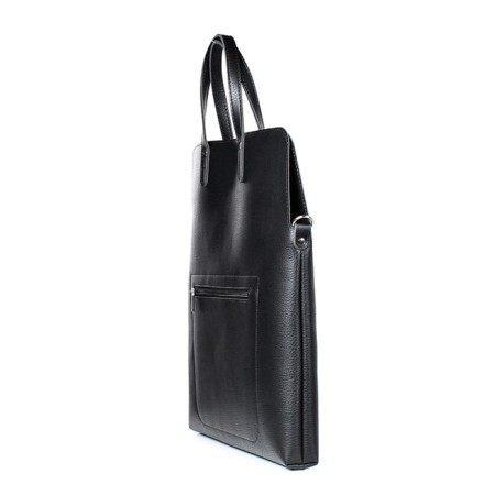 Female bag, artificial leather, 390x405x40 cm, black-3