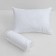 Pillow 50x70cm, white, Fayber, microfiber, 100% polyester