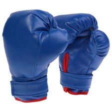 Boxing children, blue gloves, size 4 oz