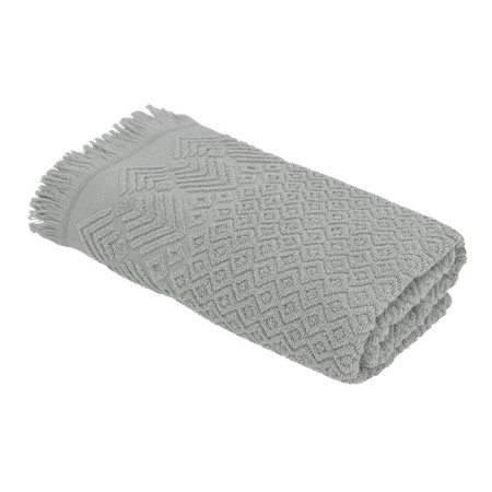 Tainted towel "Rhombus", 450 g, size 50x80 cm, color gray color