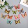 Magnet Plastic "Butterflies Double Wings" Golden Glitter MIX 7x10 cm