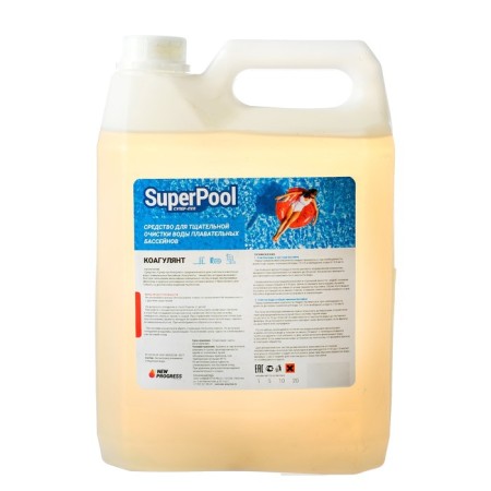 Means I am for cleaning and lightening water pools Coagulant "Super - Poole", 5 liters