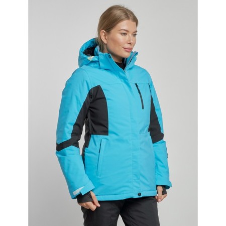 Ski jacket women's winter, size 50, blue color-2
