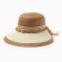Women's hat Minaku, central nation. In brown/milk, river 58