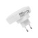 A wireless door call to a socket with digital coding flashing 36 melodies 150m IP44 (white/s