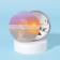 Pocket mirror "sunset", d = 7 cm, multi -colored