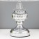Board lamp "Maria" E27 40W chrome 25x24x41 cm Risalux