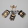 Rhine chandelier 3he27 40w Black 58x58x27 cm Bayerlux