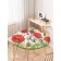 Tables on the table "Fragrant poppies", round, oxford, elastic band, size 120x120 cm, diameter 75-100 cm