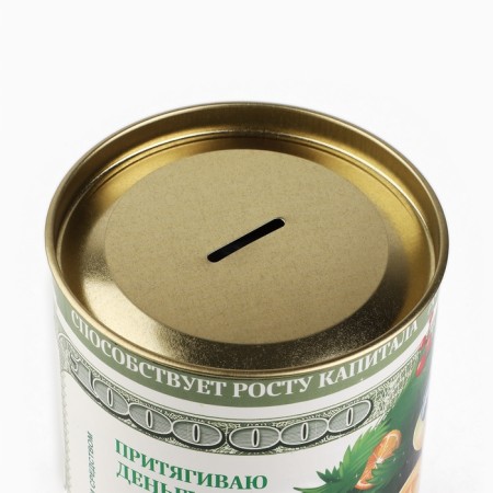 Piggy bank XXL New Year's "dollars", 20 x 12.2 cm-4