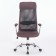 Office armchair Brabix "Flight ex-540", chrome, fabric, mesh, brown