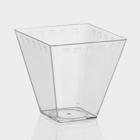 Plastic disposable form for Brussels buffet, 150 ml, transparent color-5