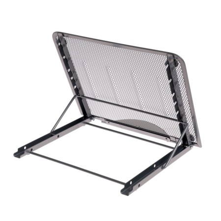 Standard for books, laptops, tablets Brauberg "Germanium", 240 x 195 x 20 mm, silver metal-2