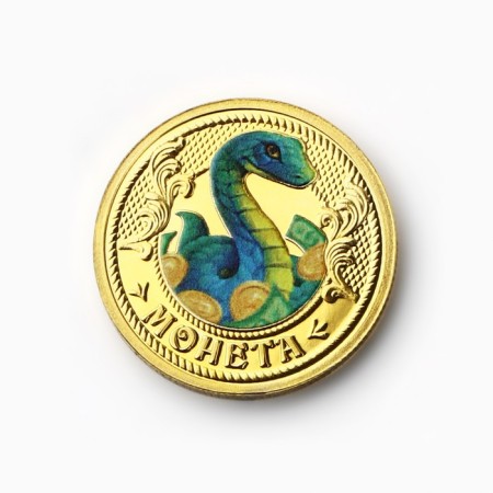 Coin New Year's "Wealth Coin" for the New Year, Diam. 2.2 cm-2