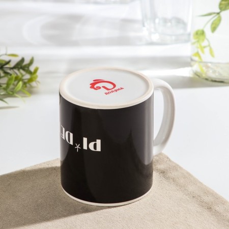 Homeleon mug ceramic shares “How beautiful you are!”, 350 ml, pink color-6