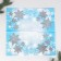 Paper napkins "Snowflakes", 33x33 cm, set 12 pcs.