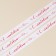 A satin ribbon, gift packaging, “with love”, white, 1 cm x 22.5 m