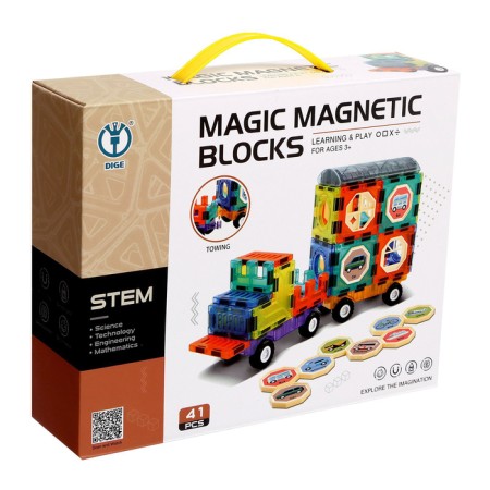 Designer magnetic "truck", 41 details-4