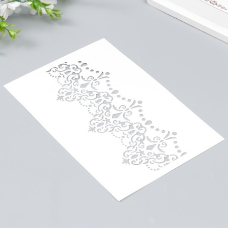 Plastic "pattern" 24x16 cm stencil-1