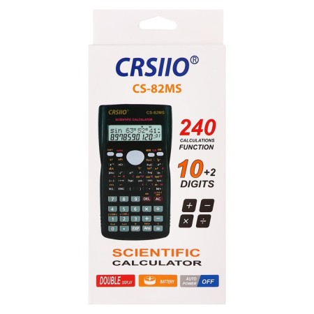Engineering calculator with a cover cover 10 - discharge KK - 82MS, two -line-8