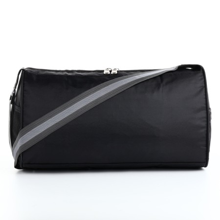 Sports bag, lightning department, side grid, long belt, black color-2