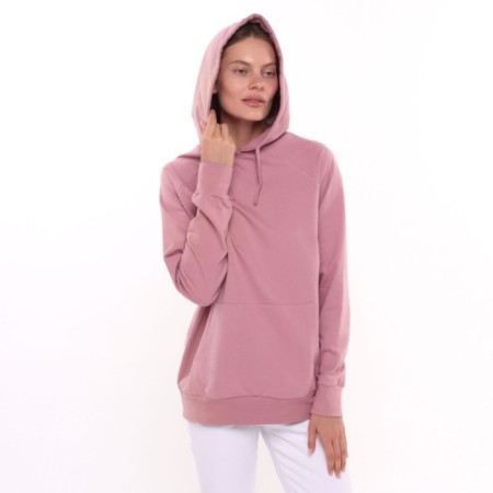 Feminine sweatshirt, dry rose, size 46-2
