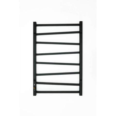 Electric towel Grois Zigzag, 500x800 mm, 8 crossbars, lower rights, black-2