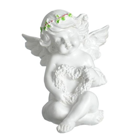 Figure "Angel with Venochka" 10x11cm-5
