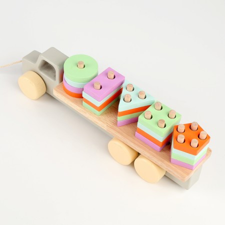 Pyramid logical "truck", size 4.3x31x9.5 cm-4