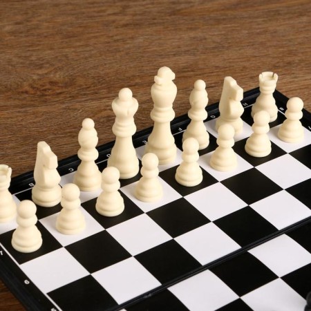 Chess table, 31 x 31 cm, king 8 cm, pawn 3.8 cm-1