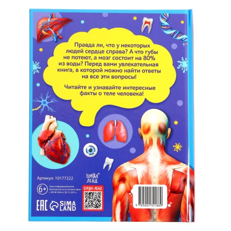 Encyclopedia in solid binding “200 facts about the human body”, 48 p.-6