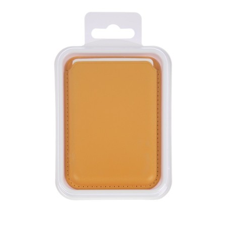 Cardholder for phone, leather, magsafe, orange-3