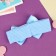 Hair bandage "chosen" bow peas shine, 16x3 cm, blue