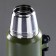 Thermos, 1.2 l, movement, "master K.", with a mug, retains heat 18 hours, 36 x 11 cm, green