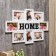 Photo frame Plastic in 8 photos 10x15 cm "House" White 42.5x65 cm