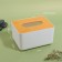 Organizer for storing napkins "Bamboo", 17 × 13 × 9.5 cm, white/brown color